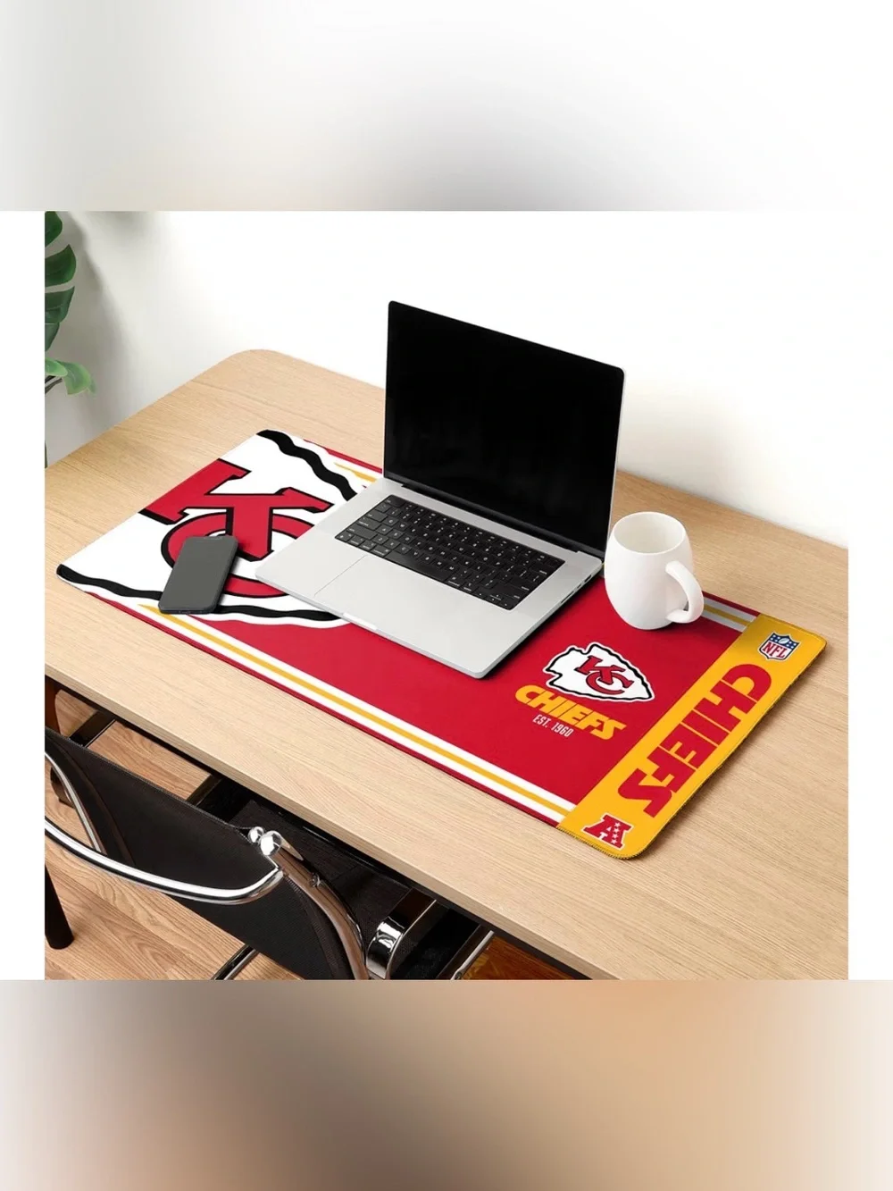 Kansas City Chiefs Red Extended Desk Mat XL – NFL Licensed 35x16